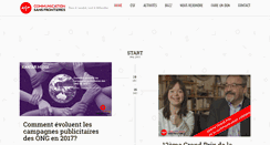 Desktop Screenshot of communicationsansfrontieres.org